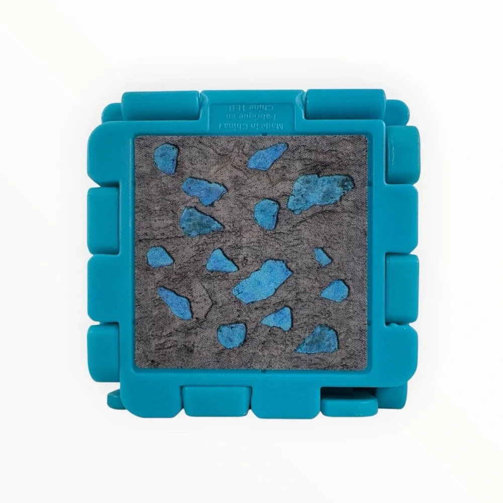 McDonald's 2025 A Minecraft Movie Happy Meal Stone Block Blue Cube Toy